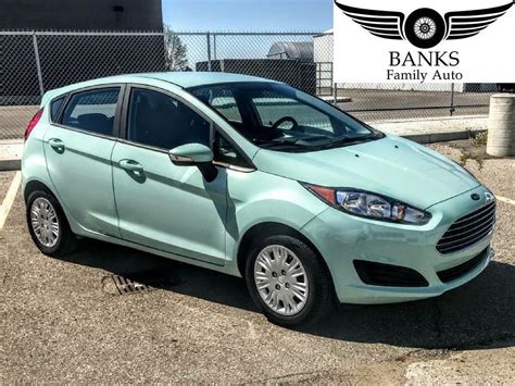 2017 Ford Fiesta Se Hatchback Classic Mint Green Ecoboost Ford Car