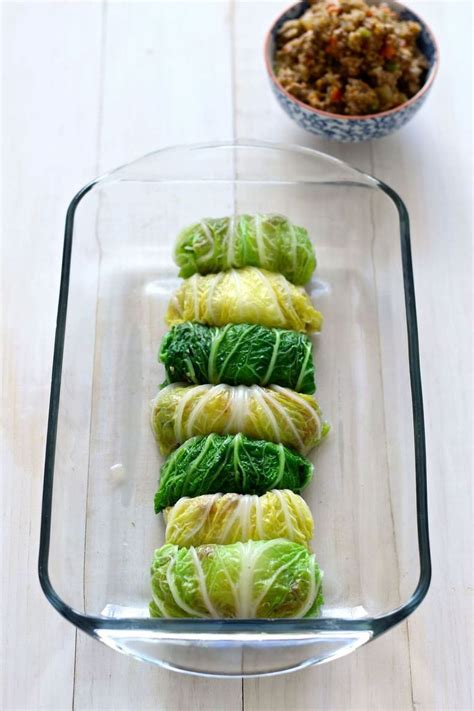 Healthier Napa Cabbage Rolls with Quinoa - The Girl on Bloor