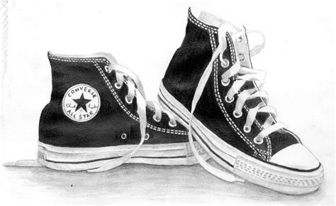 Converse Shoe Drawing at PaintingValley.com | Explore collection of Converse Shoe Drawing