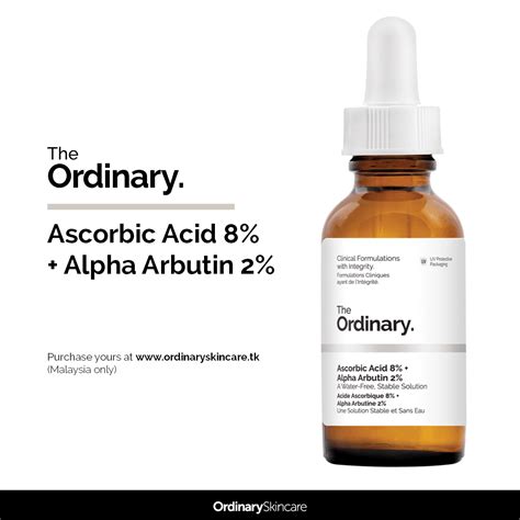 The Ordinary Ascorbic Acid 8 Alpha Arbutin 2 Bienes Baratos