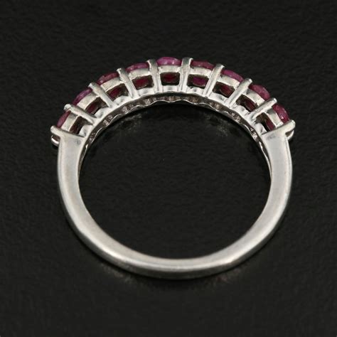 Sterling Silver Ruby Ring | EBTH