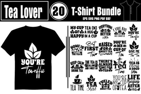 Tea Lover T Shirt Bundle Graphic By Vintage · Creative Fabrica