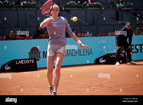 Madrid Spain St May Tennis Individual Women Qf Mutua