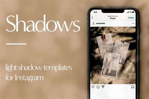 Shadows for Instagram | Social Media Templates ~ Creative Market