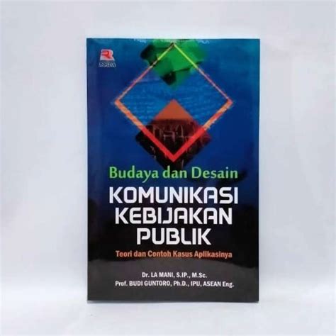 Promo Ori Buku Budaya Dan Desain Komunikasi Kebijakan Publik Original