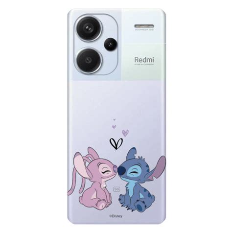 Capa Oficial Disney Lilo Stitch Angel Stitch Kiss Para Xiaomi