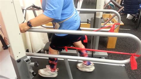 Walking On Treadmill With Resistance Bands Youtube