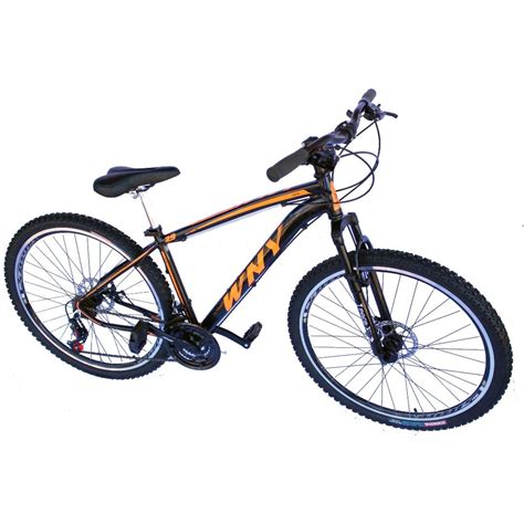 Bicicleta Aro 29 17 Al Freio A Disco Mecanico 21v Wny Det Laranja