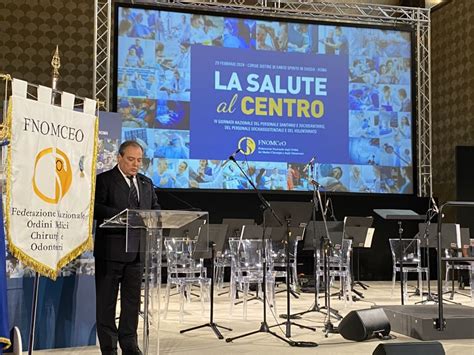 La Fnomceo Celebra IV Giornata Nazionale Del Personale Sanitario La