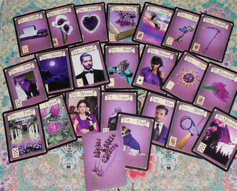 Lavender Lenormand Fortune Telling Oracle Cards By Lynn Etsy Canada