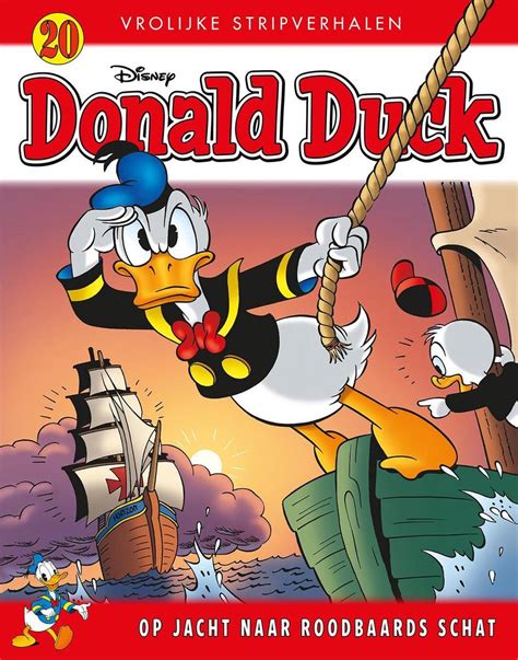 Donald Duck Vrolijke Stripverhalen Op Jacht Naar Roodbaard S Schat