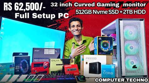 Rs 65000 Full Setup Pc Build Curved Gaming Monitor Under 65K Gaming