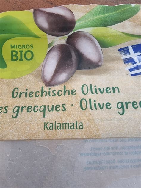 Migros Griechische Oliven Bio Kalorien Konserven Fddb