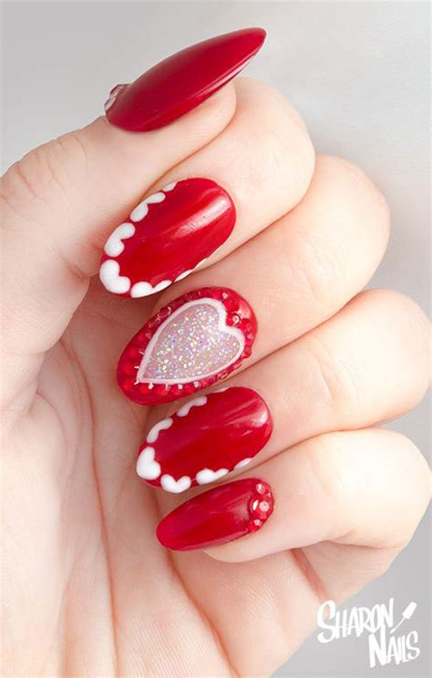 15 Valentines Day Heart Nail Art Designs 2021 Fabulous Nail Art Designs