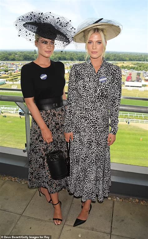 Princess Diana S Nieces Lady Eliza And Amelia Spencer Attend Ascot