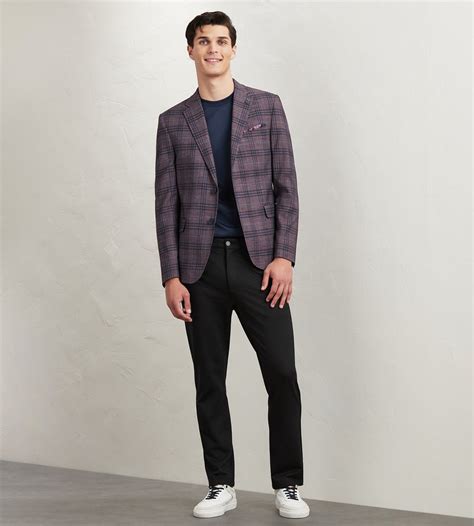 Modern Fit Woven Plaid Sport Jacket Hechter Paris Tip Top Tailors