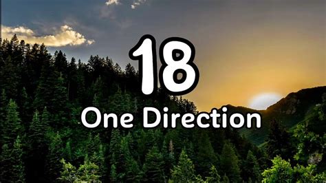 One Direction - 18 (Lyrics) - YouTube