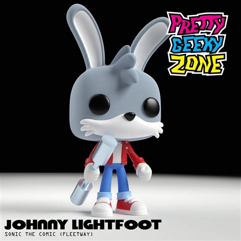 Custom Sonic The Hedgehog Funkos Set 3 Bunnie Rabbot Johnny Etsy Uk