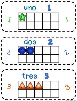 Illustrative Math Vocabulary Cards┃Kindergarten, SPANISH, Units 1-8 (all)