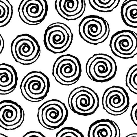 Seamless Spiral Pattern Vector Illustration Background Wallpaper