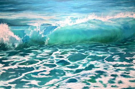 Beach Wave Ocean Painting