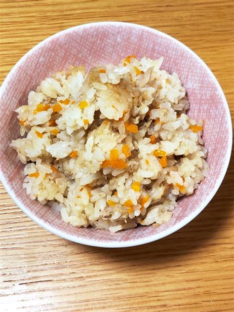 ツナと人参の炊き込みご飯 By にこまま 【クックパッド】 簡単おいしいみんなのレシピが395万品