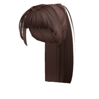 Iconic Brown Brunette Punk Popstar High Ponytail Roblox Item Rolimon S