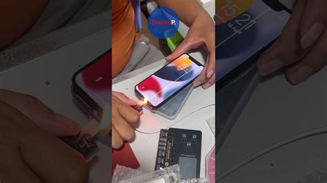 Service Lcd Bergaris Iphone Menggunakan Korek Api Repairiphone YouTube