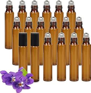 Bouteille Roll On En Verre 10 Ml 24PCS Roll On Huile Essentielle Vide