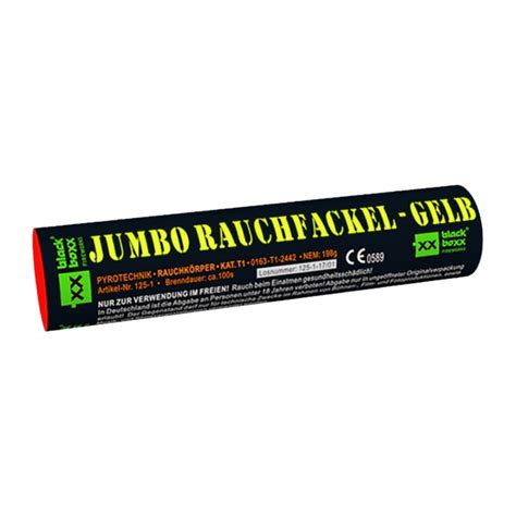 Blackboxx Jumbo Rauchfackel Gelb 15 95