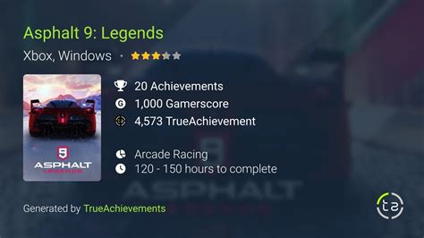 Asphalt 9 Legends Achievements Trueachievements