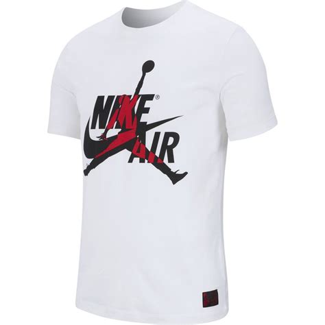 T Shirt Jordan Classics Whitegym Red Basket4ballers