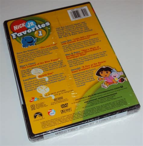 Nick Jr Favorites Vol 1 One Nickelodeon Dvd New Lazytown Blues