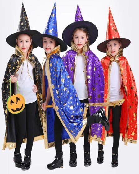 child witch wizard costume cape set blossom costumes