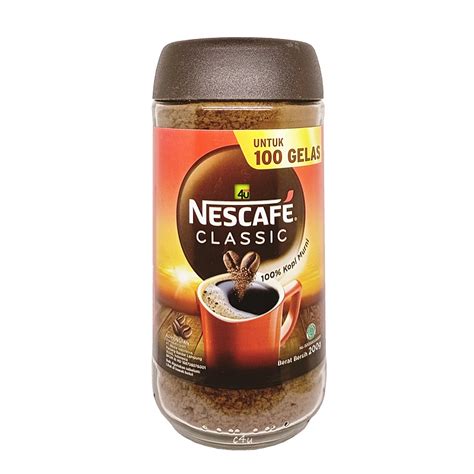 Nescafe Classic Kopi Murni 200 Gr Botol Lazada Indonesia