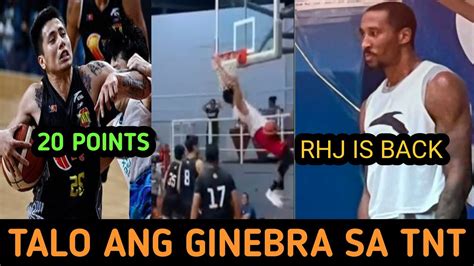 Brgy Ginebra Tinalo Ng Talk N Text Sa Kanilang Tune Up Games Youtube