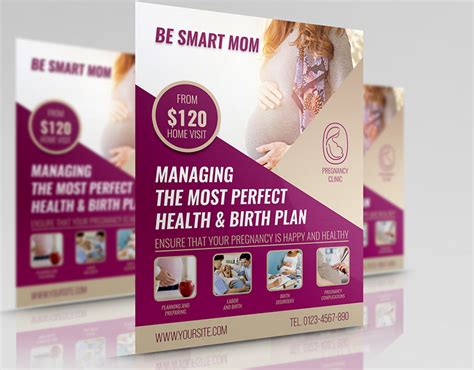 Pregnancy Flyer Template On Behance