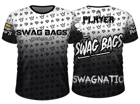 Swag Bags Black N White Jersey Swag Bags