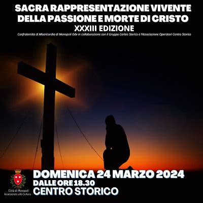 Monopoli Torna La Via Crucis Per Le Vie Del Centro Storico