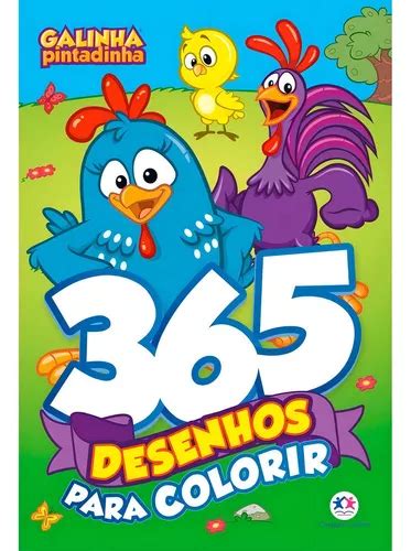 Livro Infantil Desenhos Para Colorir Galinha Pintadinha