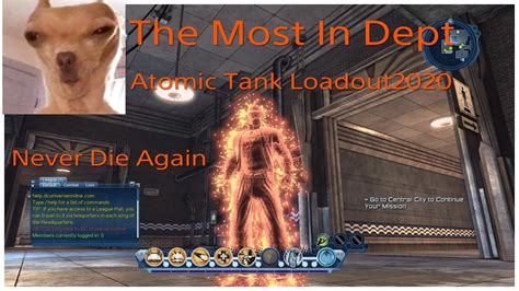 Dcuo The Most In Dept Atomic Tank Loadout Youtube