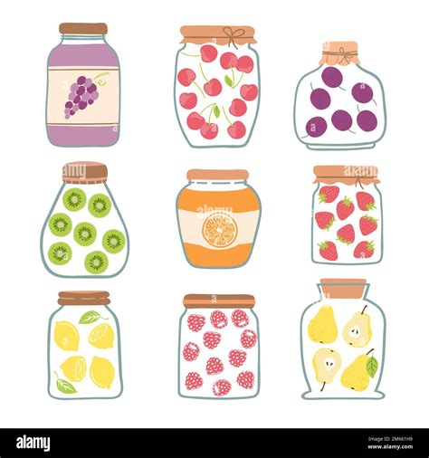 Canned Fruit Clipart Drawings