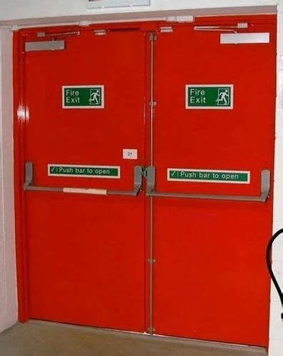 Mild Steel Fire Safety Door Powder Coated At Rs 15000 Square Meter In