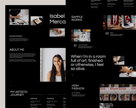 Portfolio- Landing Page Design on Behance