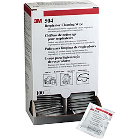 3m Respirator Cleaning Wipes Box Of 100 3m7065