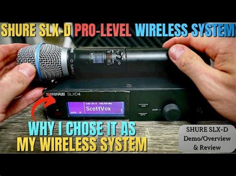 Shure Slx D Amazing Wireless System Demo Overview Setup Guide Youtube