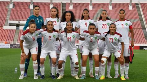 التشكيلة الرسمية للمنتخب المغربي النسوي في افتتاحية كان السيدات 2022