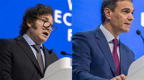 Así Ha Sido El Discurso De Javier Milei En El Foro De Davos Y La Respuesta De Pedro Sánchez