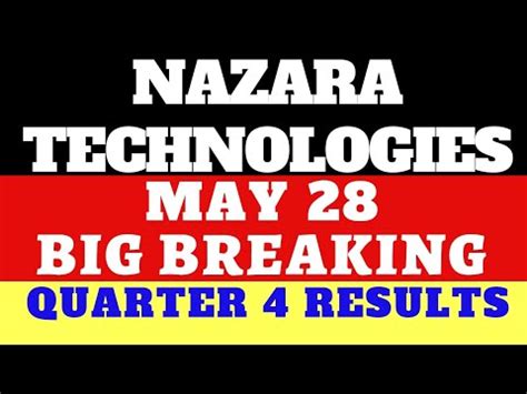 Nazara Quarter Results Nazara Technologies Q Results Nazara