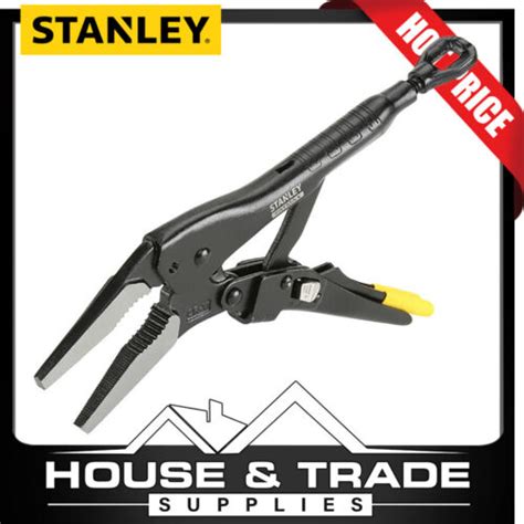 Stanley Clamp Long Nose 150mm 6 LockGrip Locking Pliers FATMAX FMHT0